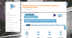 Desktop Screenshot of lyceedeck.fr